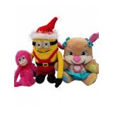 Plush Monkey, Crochet Minion, Electronic Bunny