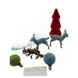 Christmas Tree, Reindeer, Ornaments, Garland