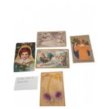 Victorian Postcards with Christmas and Easter