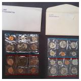 1977 and 1980 US Mint Uncirculated Coin Sets