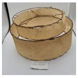 1950s Parchment Lamp Shade