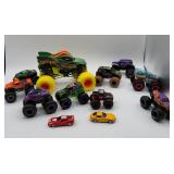 Monster Trucks and Matchbox Cars Lot