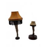 Two Christmas Story Leg Lamps