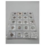 Buffalo Nickels 1913-1937, 19 Different Dates