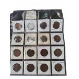 16 Canada Large Cents 1859-1920 Collection