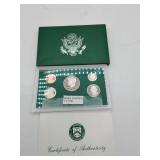 1996 U.S. Mint Proof Coin Set with COA