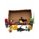 Toys with Rubber Duck and Scented Silly String