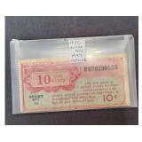 1947 MPC Series 471 10 Cents US Military Payment