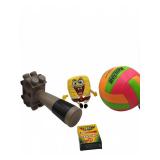 SpongeBob Plush, Polytan Volleyball, Crayola Cray