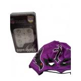 NFL Steelers Dominoes With Purple Lucha Mask