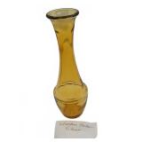 Wheaton Amber Glass Vase