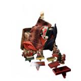 Christmas Stockings with Santa Stocking Holders