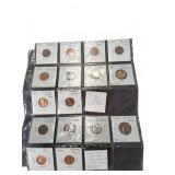 Sheet of Minor Error and Variety Lincoln Cents