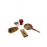 Vintage Tin Litho Clown Noise Makers Lot