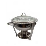 Stainless Steel Buffet Chafing Dish with Glass Lid