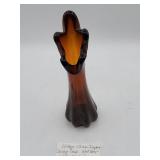 Amberina Swing Glass Vase