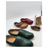 Dutch Wooden Shoes and Holland Boat Lamp