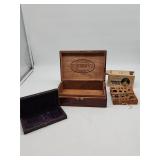 Sether's Cigar Box, Tea Box, Weight Set