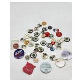 Political and Advertising Pinback Buttons