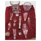 Glass Stoppers and Clear Bowls