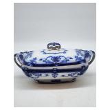 F & Sons Ltd. Blue and White Covered Tureen