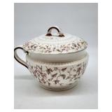 Porcelain Floral Lidded Soup Tureen