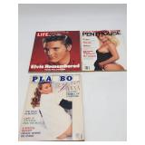 Life, Playboy, Penthouse Magazines (3)