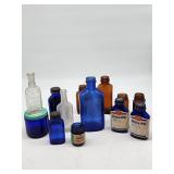 Phillips Milk of Magnesia, Souders, Vicks Bottles