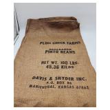 Plum Creek Farms Pinto Bean Burlap Bags (3)