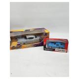 1958 Chevy Impala and RMZ City Blue Car Models