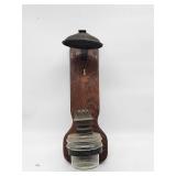 Wall Mount Glass Kerosene Oil Lamp With Shade