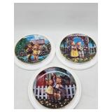 M.I. Hummel Little Companions Plates Danbury Mint