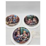 Danbury Mint M.J. Hummel Collector Plates Set