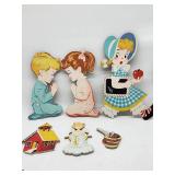 Children Prayer Wall Plaques and Schoolhouse Group