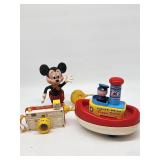 Fisher-Price Camera, Tuggy Tooter, Mickey Mouse