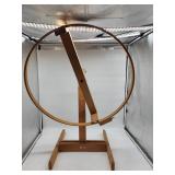 Wooden Cross Stitch Embroidery Hoop Stand