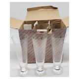JC Inn Crystal Beer Glasses in Box