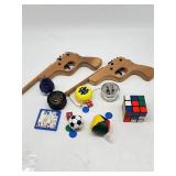 Toys With Wood Guns Yo-yos Rubik's Cube