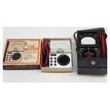 Micronta Multitester with Box and Triplett Meter