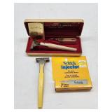 Schick Safety Razor Golden 500 with Blades