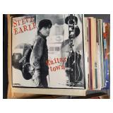 Steve Earle, John Denver, Neil Diamond Vinyl LPs
