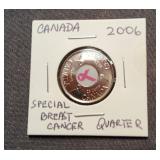 Canada 2006 Breast Cancer Quarter