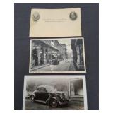 Vintage Postcards With 1941 Snapshot