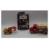 Hot Wheels Star Wars Car, Tru-Test Truck, Loader