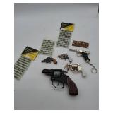 Cap Gun Toy Revolvers and Pistols with Caps