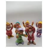 Disney Seven Dwarfs Plastic Figurines