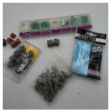 Dice, Deck Sleeves, Warmachine Miniatures