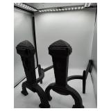 Cast Iron Fireplace Andirons