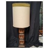 Wood Table Lamp with Shade