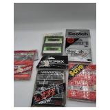 Memorex, Scotch, TDK, BASF Blank Cassette Tapes